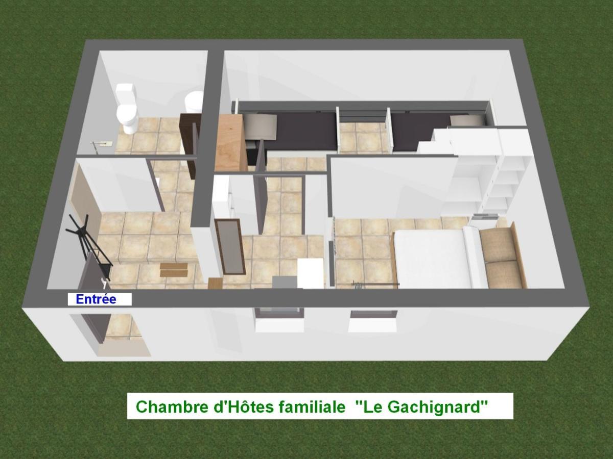 Chambre d'Hôtes le Gachignard Courlay Exterior foto